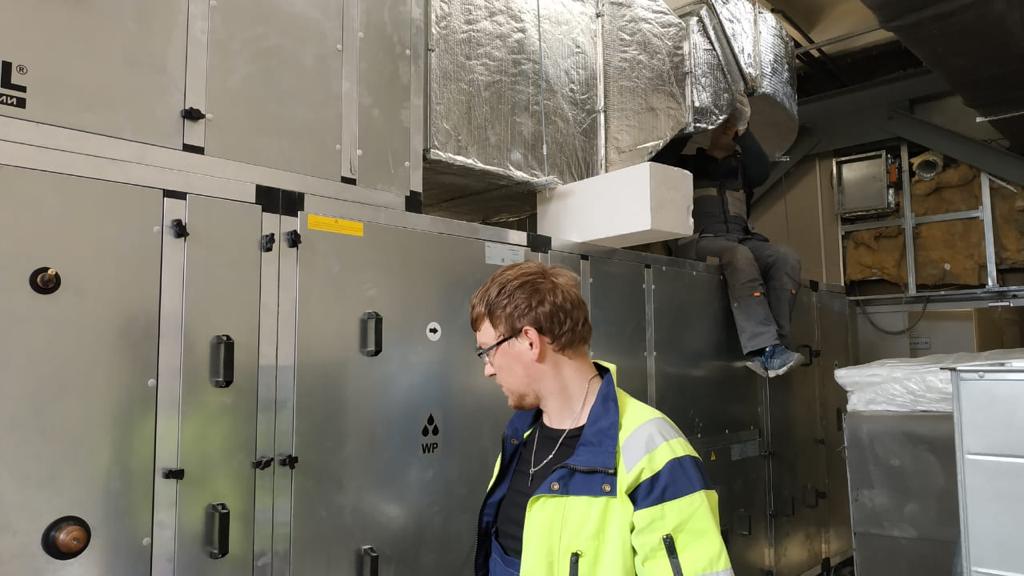 Сборка приточной вытяжной вентиляционной установки рамы для равномерного распределения нагрузки BigFoot - НИИ Командных Приборов