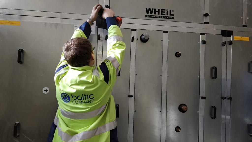 Сборка приточной вытяжной вентиляционной установки рамы для равномерного распределения нагрузки BigFoot - НИИ Командных Приборов