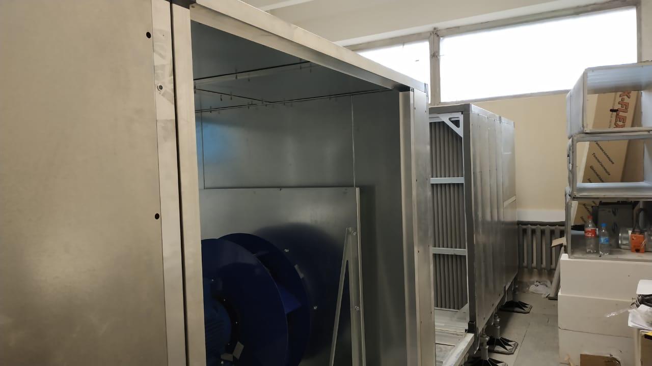 Сборка приточной вытяжной вентиляционной установки рамы для равномерного распределения нагрузки BigFoot - НИИ Командных Приборов